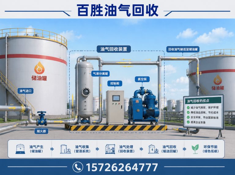 胶州市加油站油气回收系统展示图